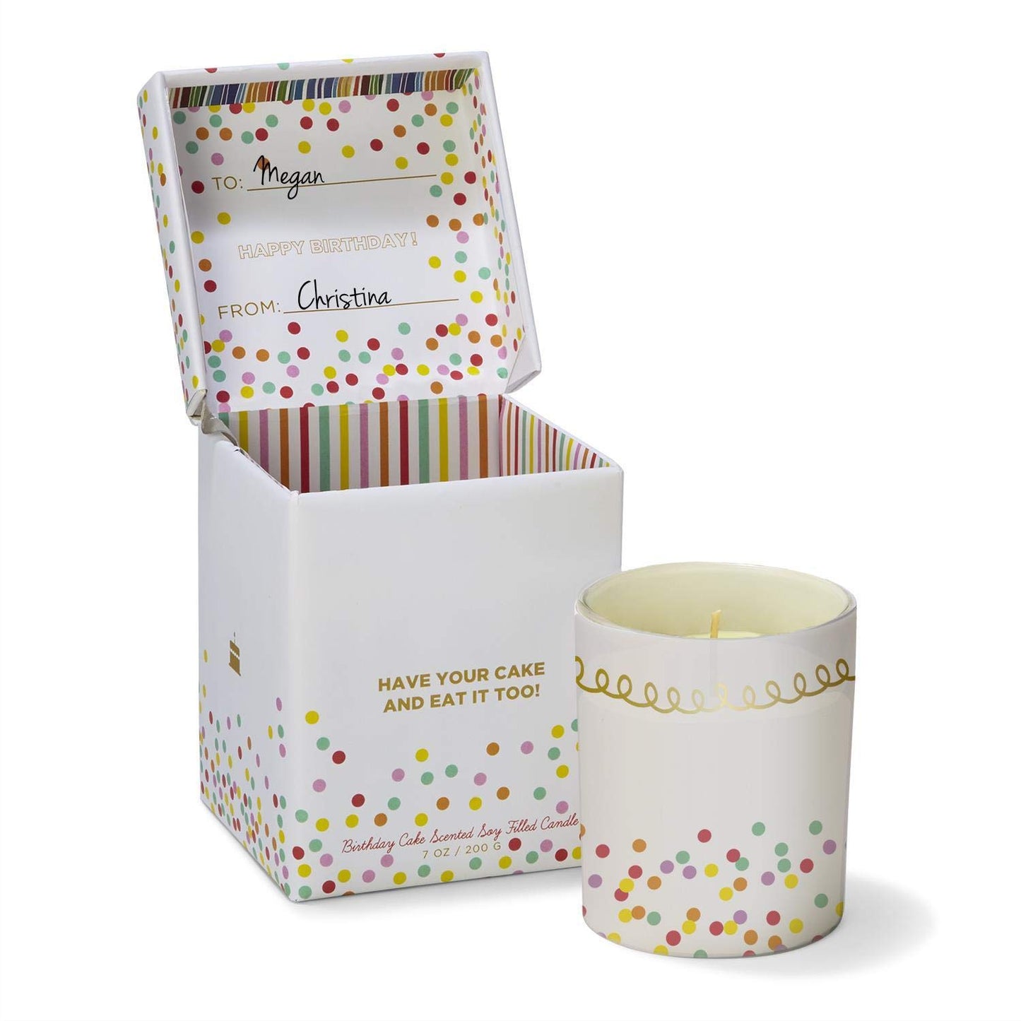 Birthday Cake Candle in Music Box