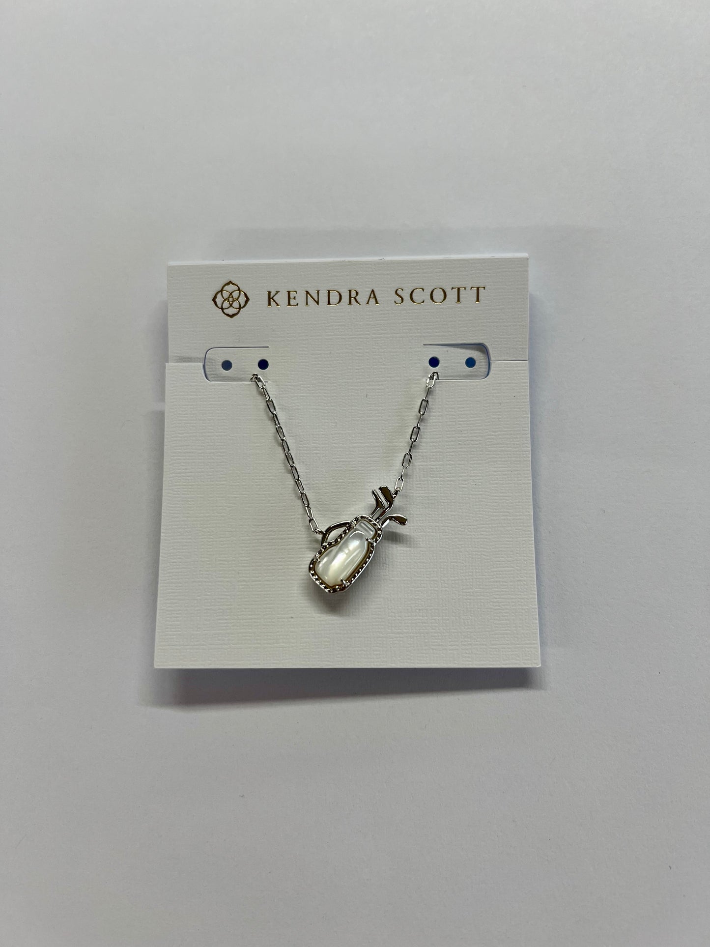 Golf Rhodium Necklace