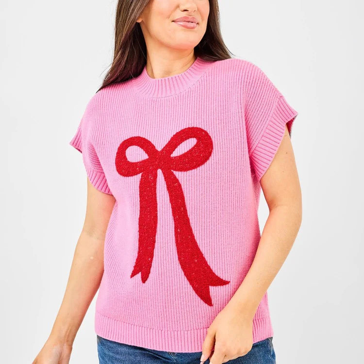 Sweater Josie Boucle Bow