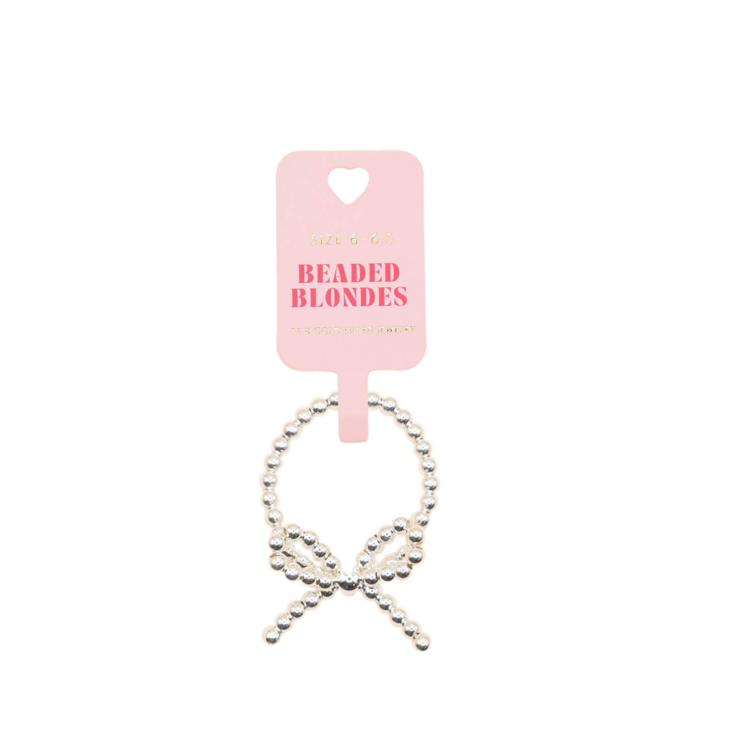 Silver Bow Ring: 5/6