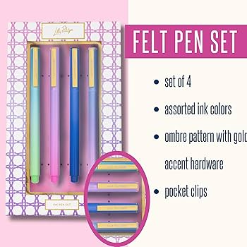 Felt Tip Pen Set in Assorted Ombre