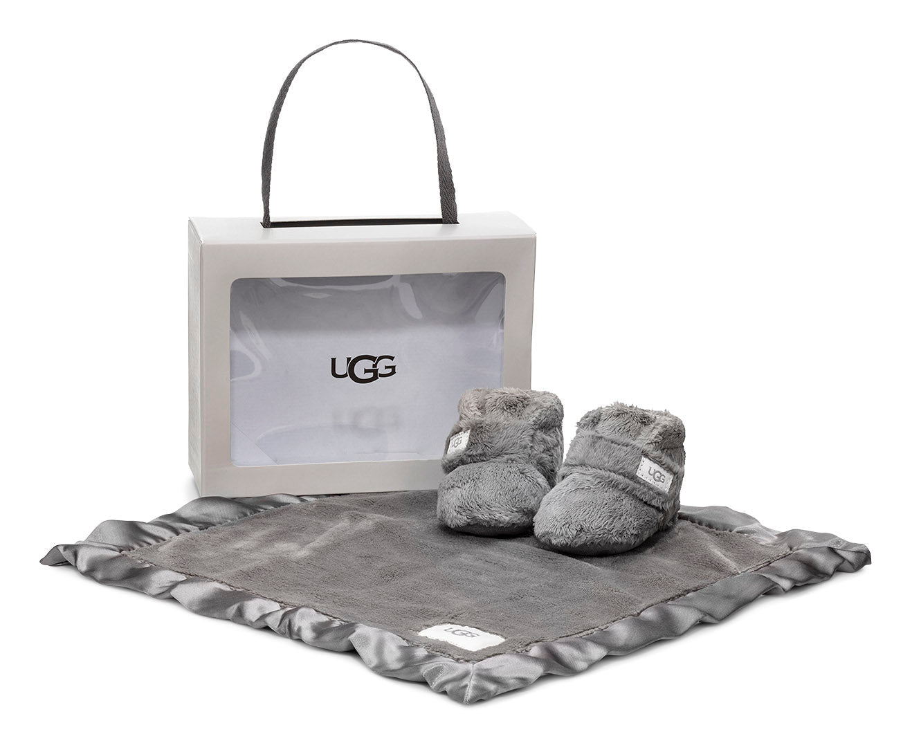 Infant Bixbee and Lovey Set in Grey
