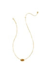 Bamboo Frame Short Pendant Necklace