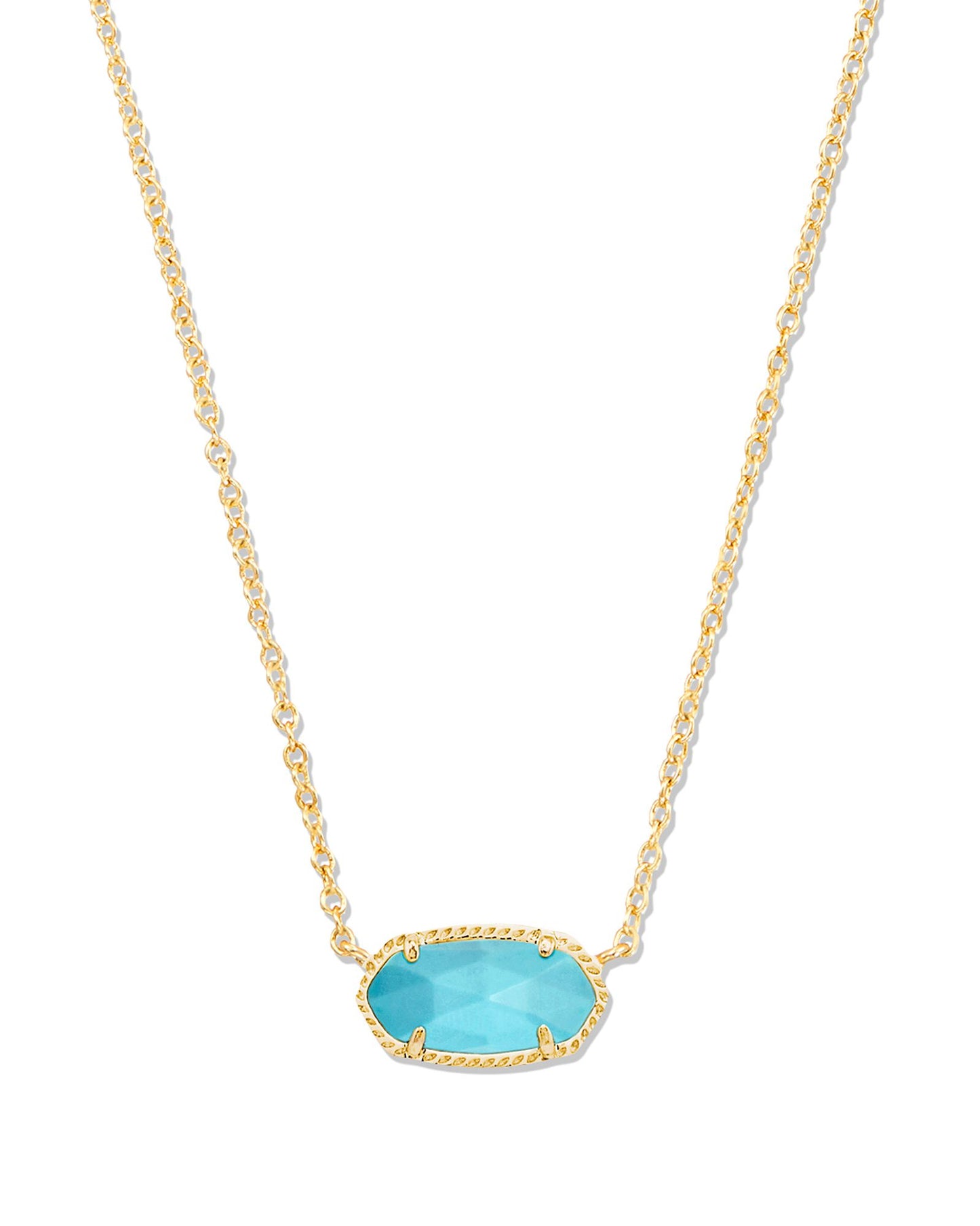 ELISA NECKLACE GOLD TURQUOISE
