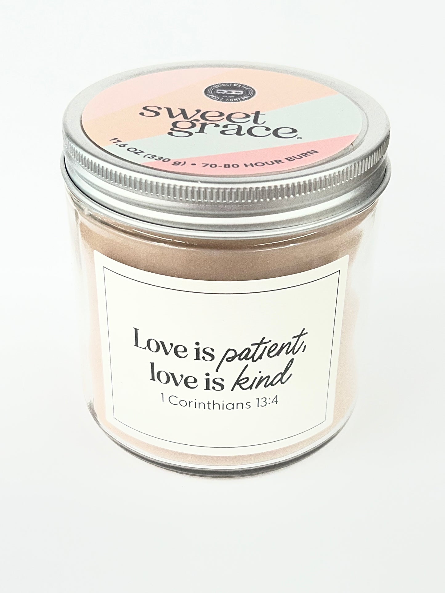 Sweet Grace Statement Jar Candle #053 - 1 Corinthians 13:4
