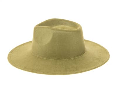 Vegan Suede Rancher Hat Camel