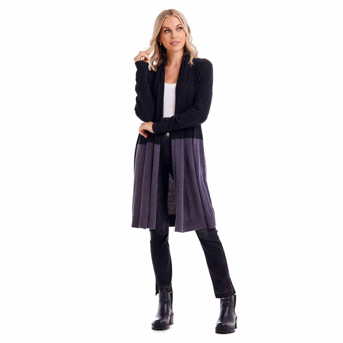 Pip Color Block Cardigan