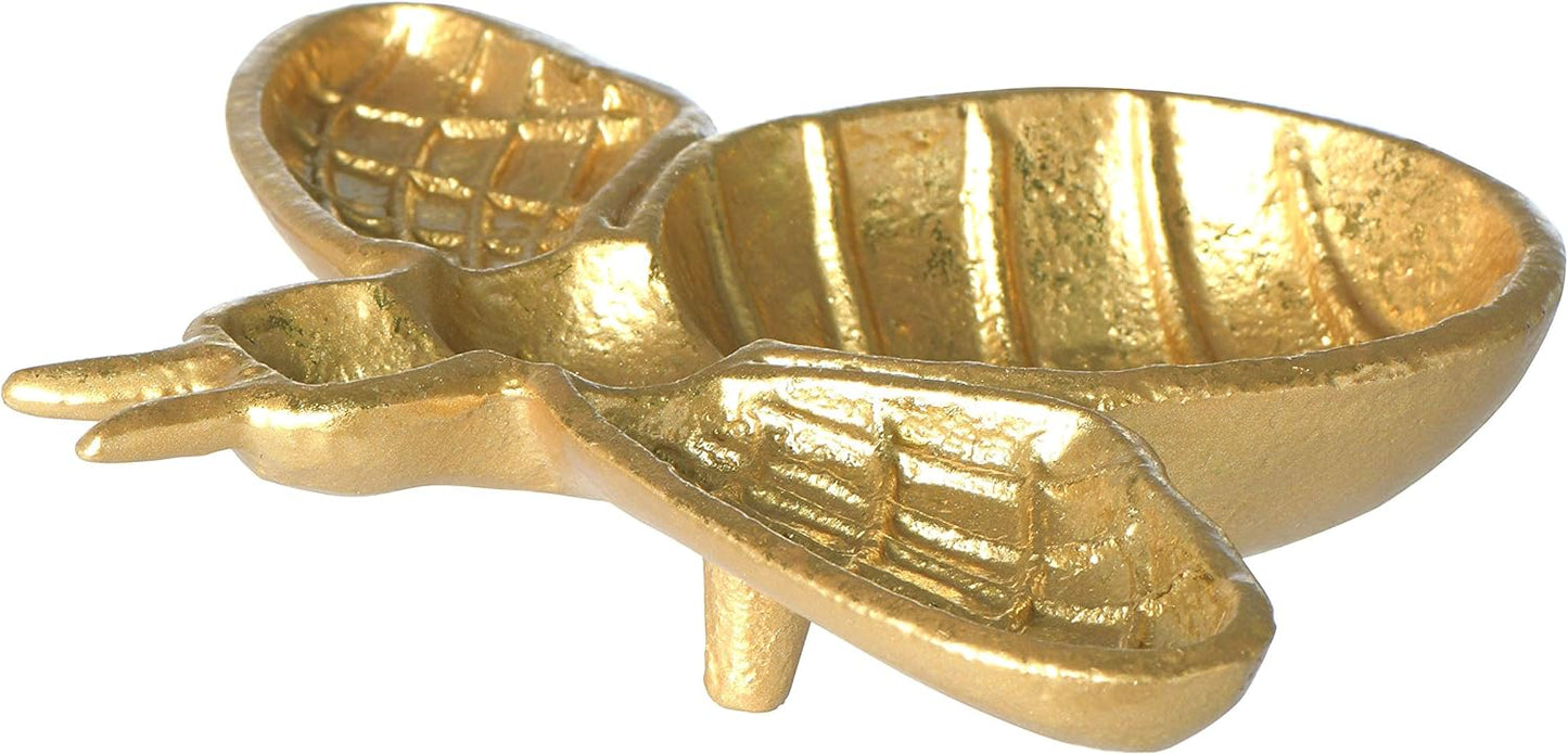 Decorative Cash Iron Bee Shaped Dish