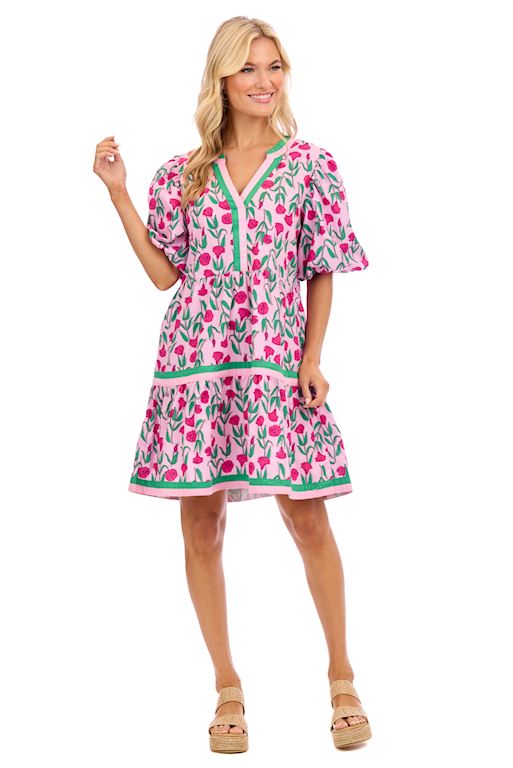 Cody Balloon Sleeve Dress
