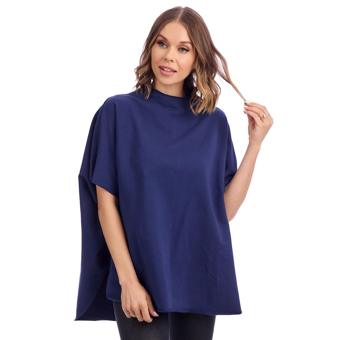 Navy Cullen Top
