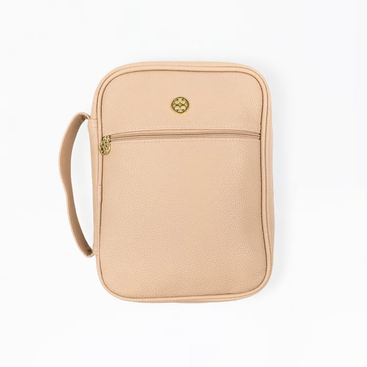 Bible Cover Solid Light Tan