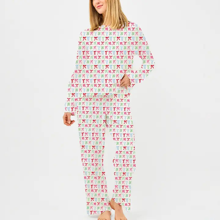 PJ Set Annie Colorful Bows