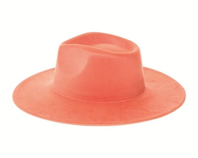 Vegan Suede Rancher Hat Camel
