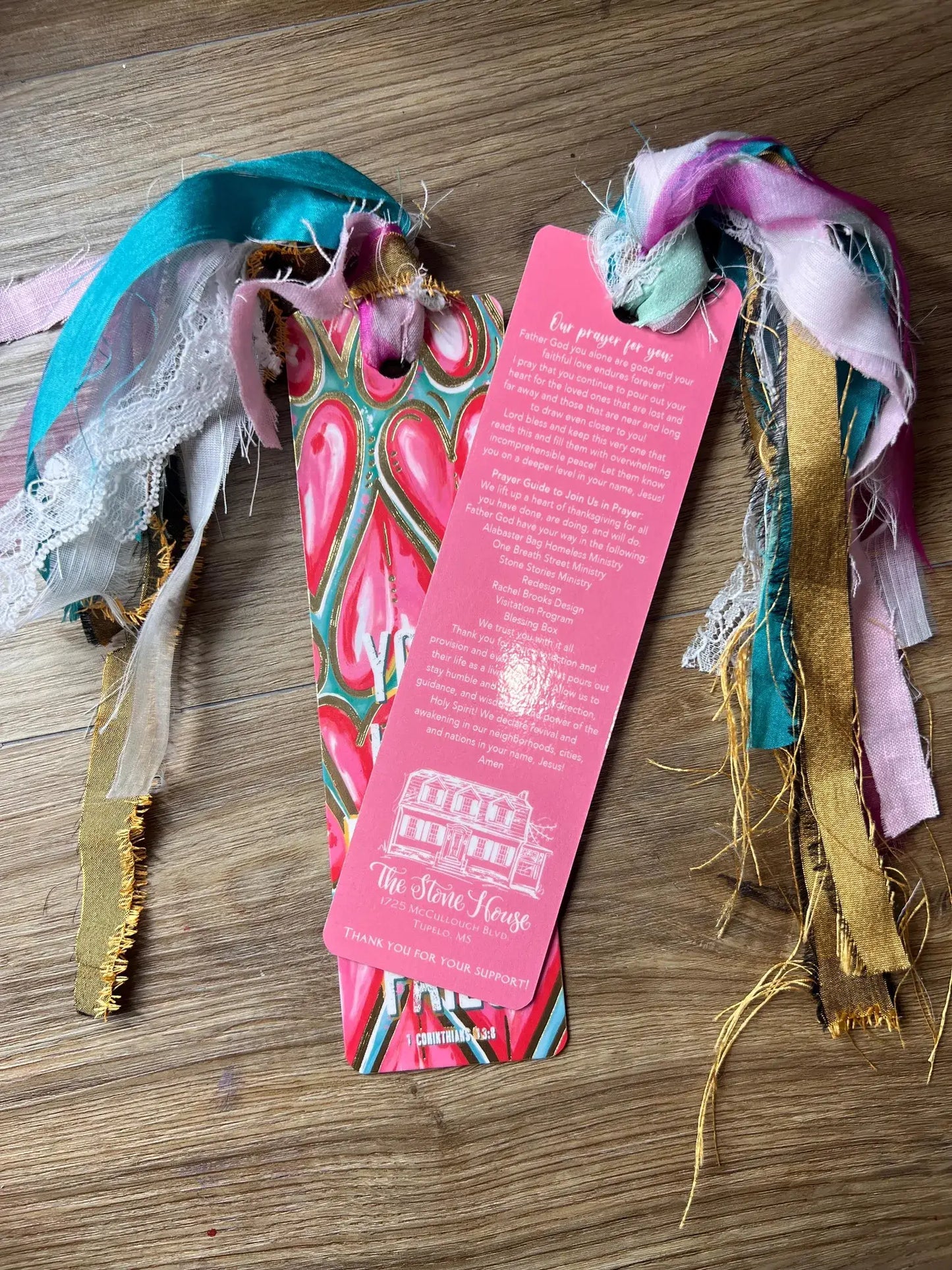 Love Never Fails Tassel Bible Bookmark