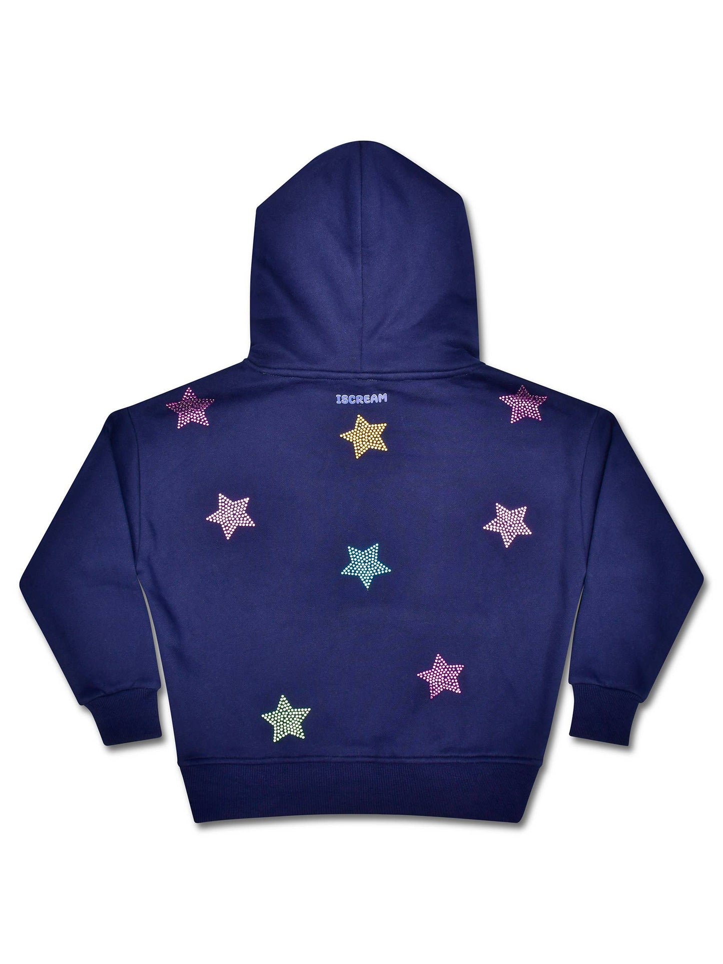 Sparkling Stars Navy Hoodie Sweatshirt
