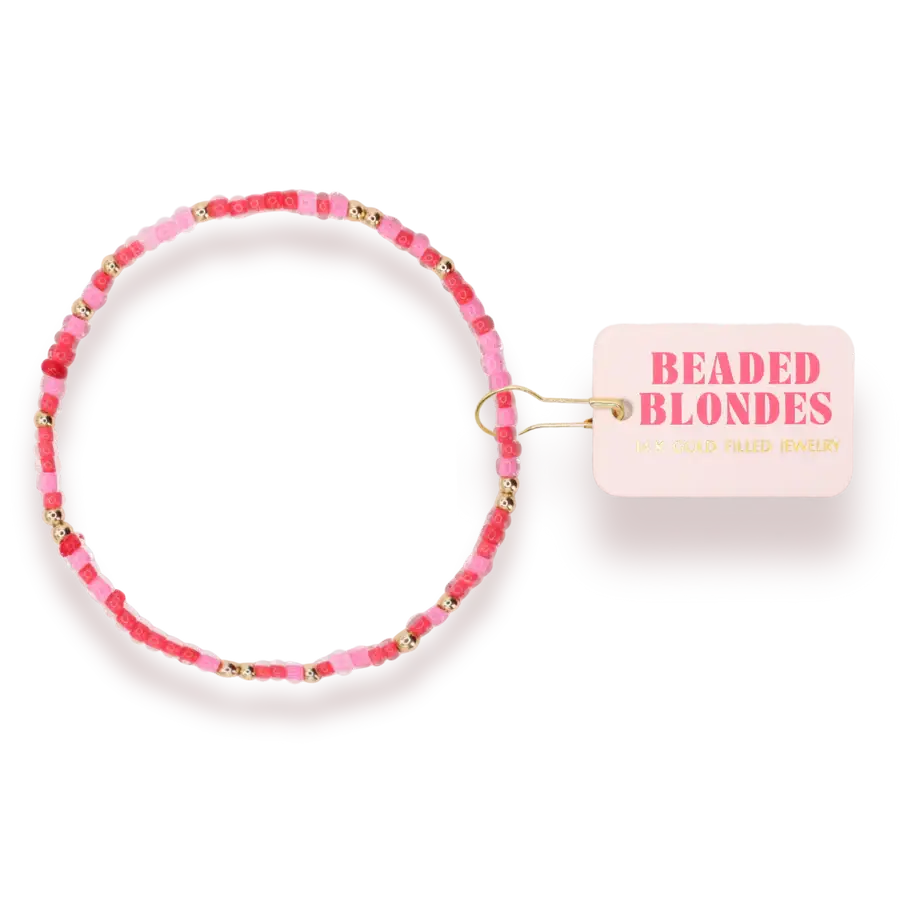 Love Bug Sprinkle Bracelet: Standard 6.75 inch