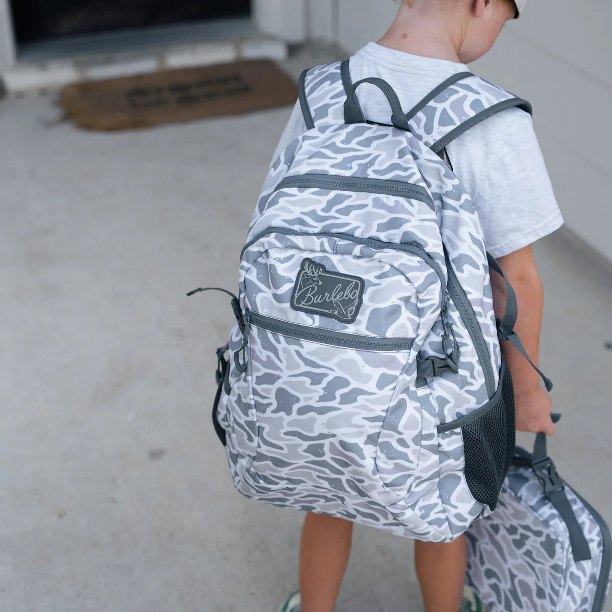 Backpack in White Camo