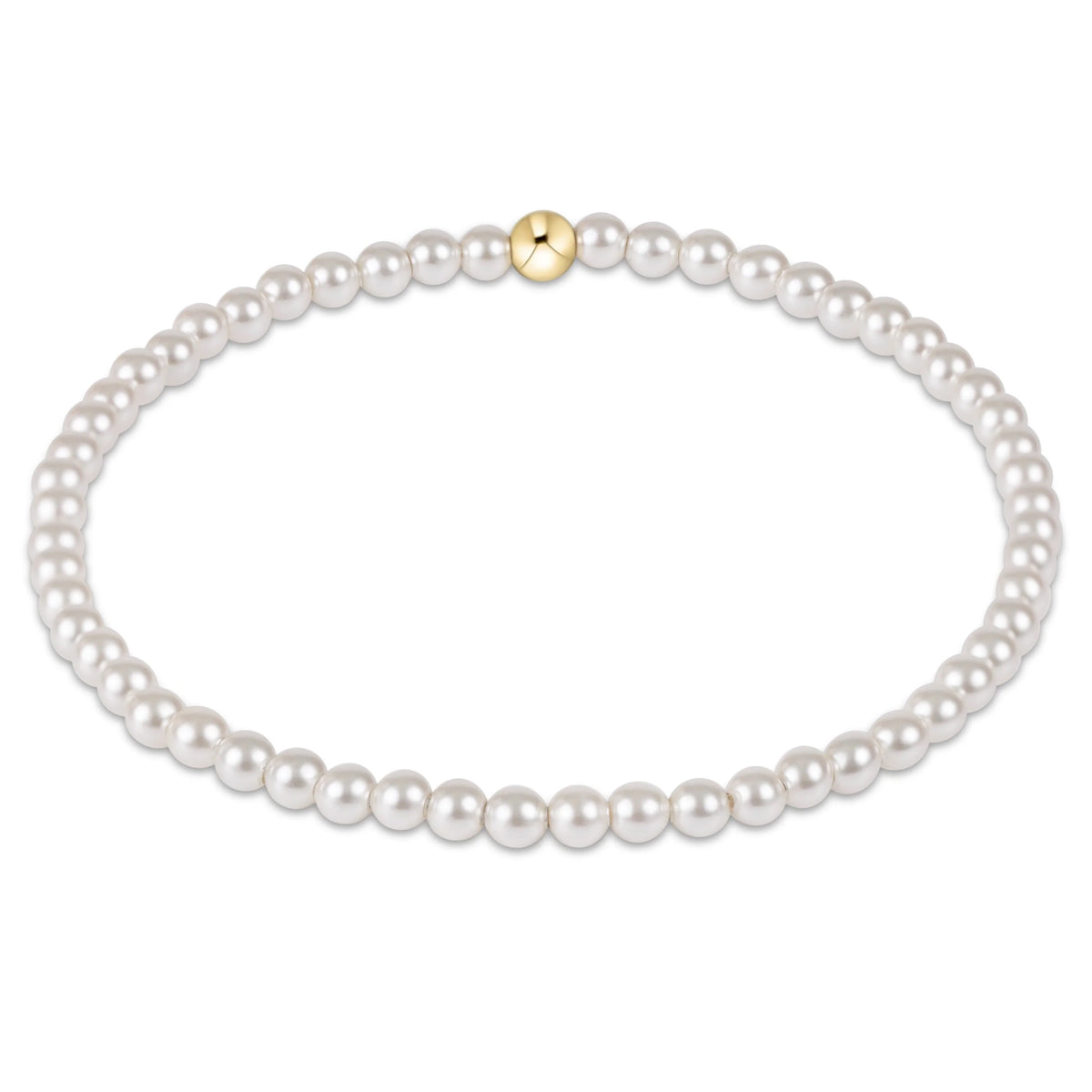 classic pearl 3mm bracelet