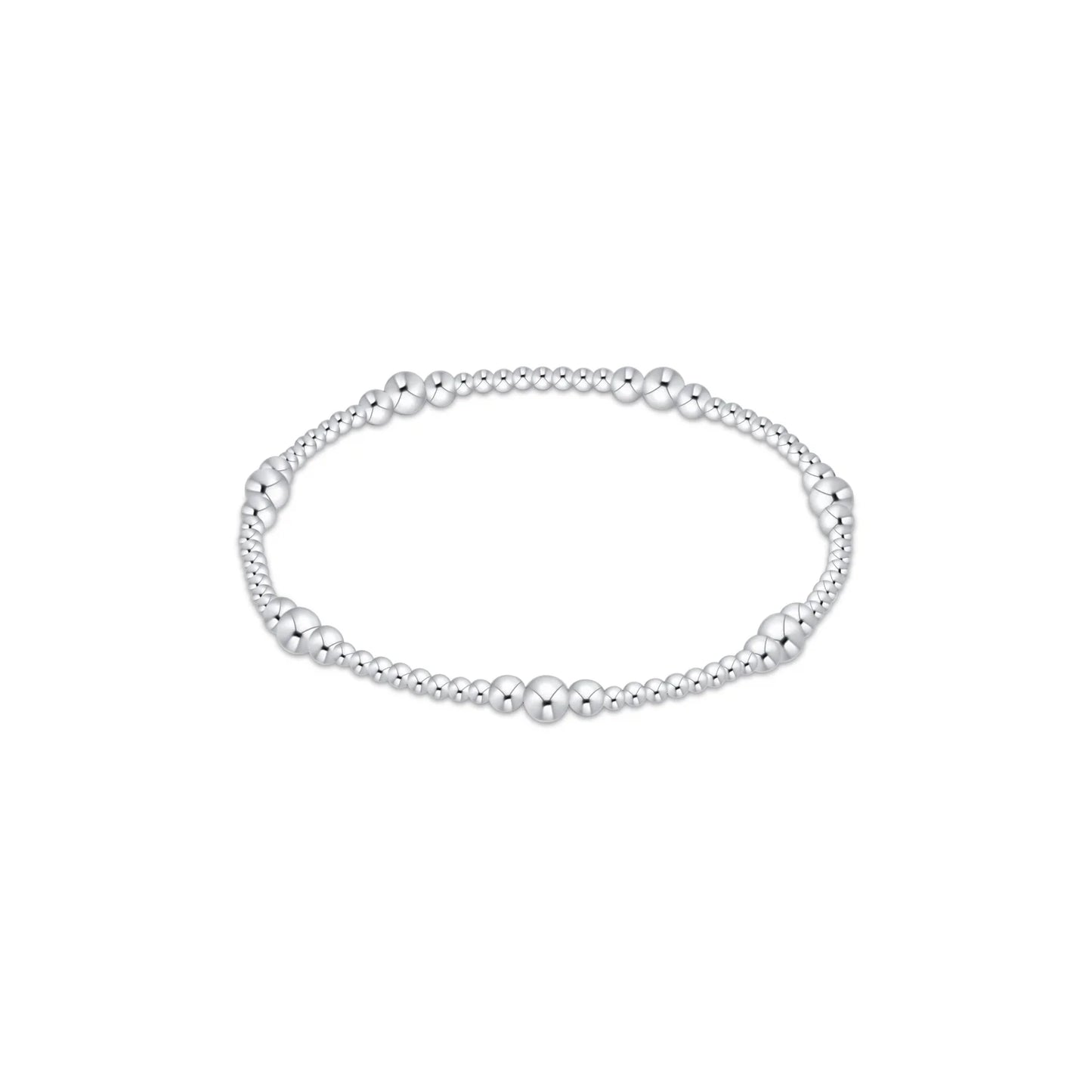 PURPOSE STERLING 4MM BEAD BRACELET