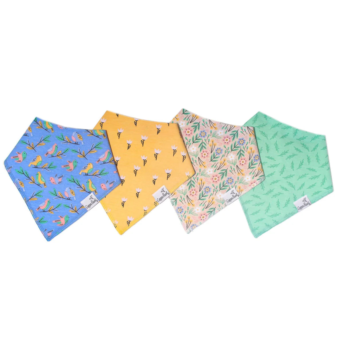 Birdie Bandana Bib Set (4-Pack)