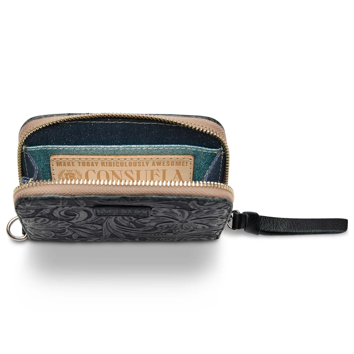 Zippy Wallet in Steely