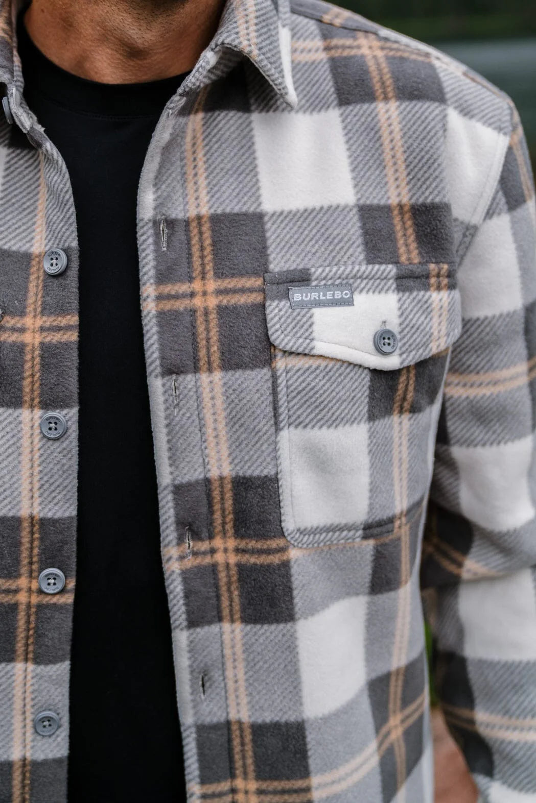 Shacket in Coyote Plaid