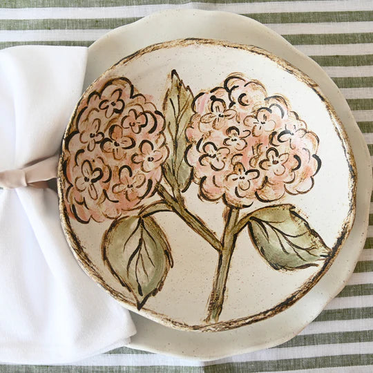 Hydrangea Floral Dinner Bowl