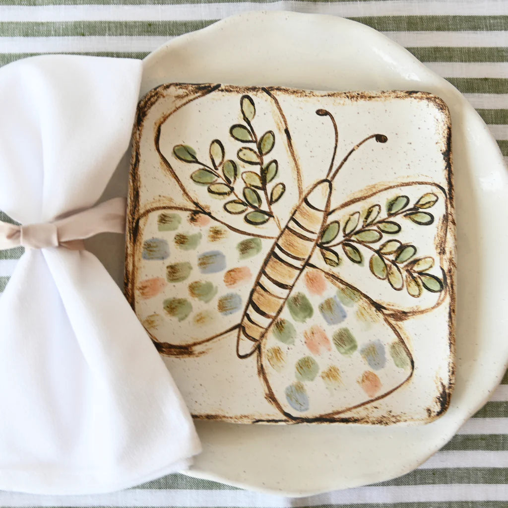Mosaic Butterfly Plate
