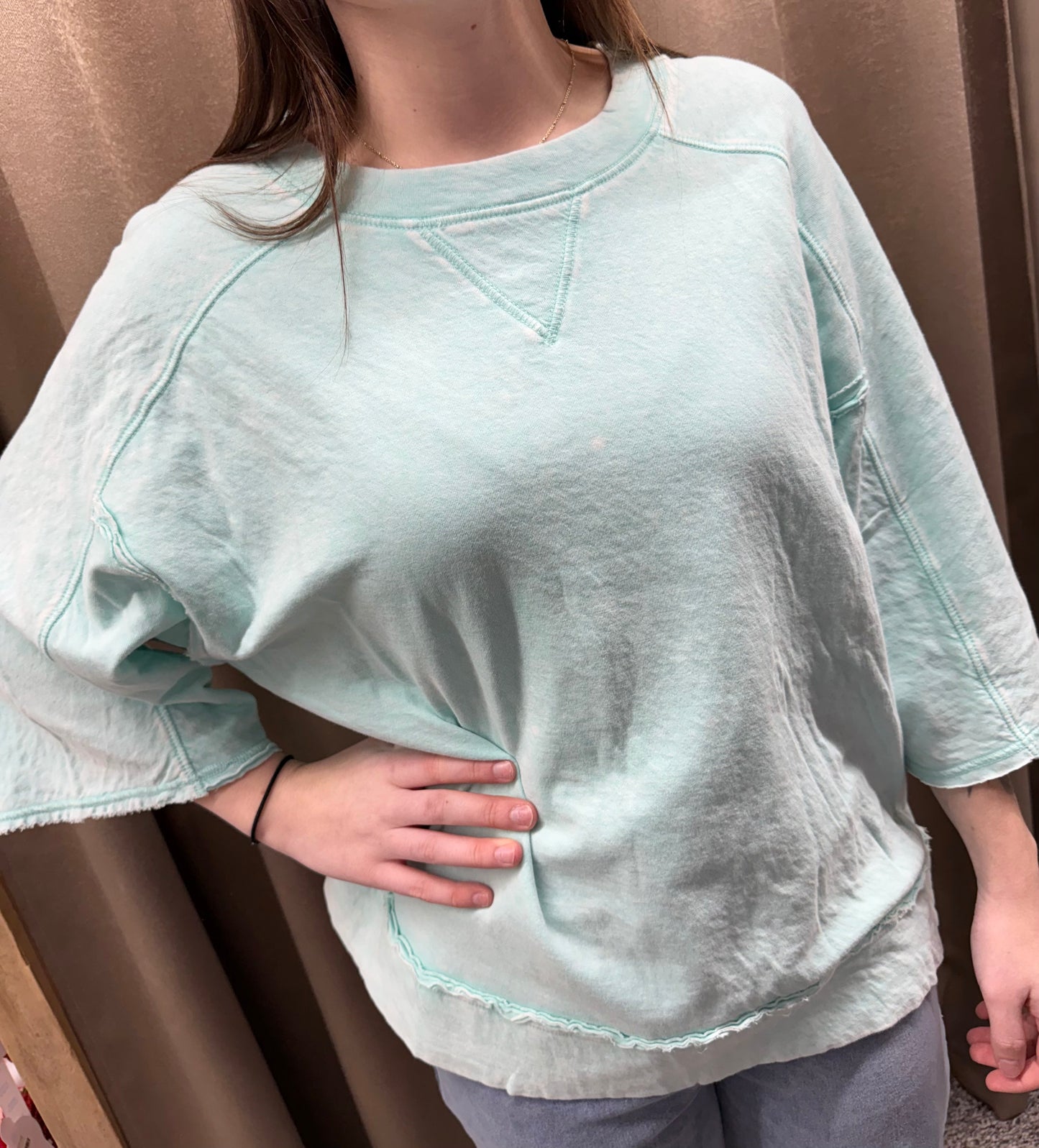 Cotton Gauze Relaxed Top