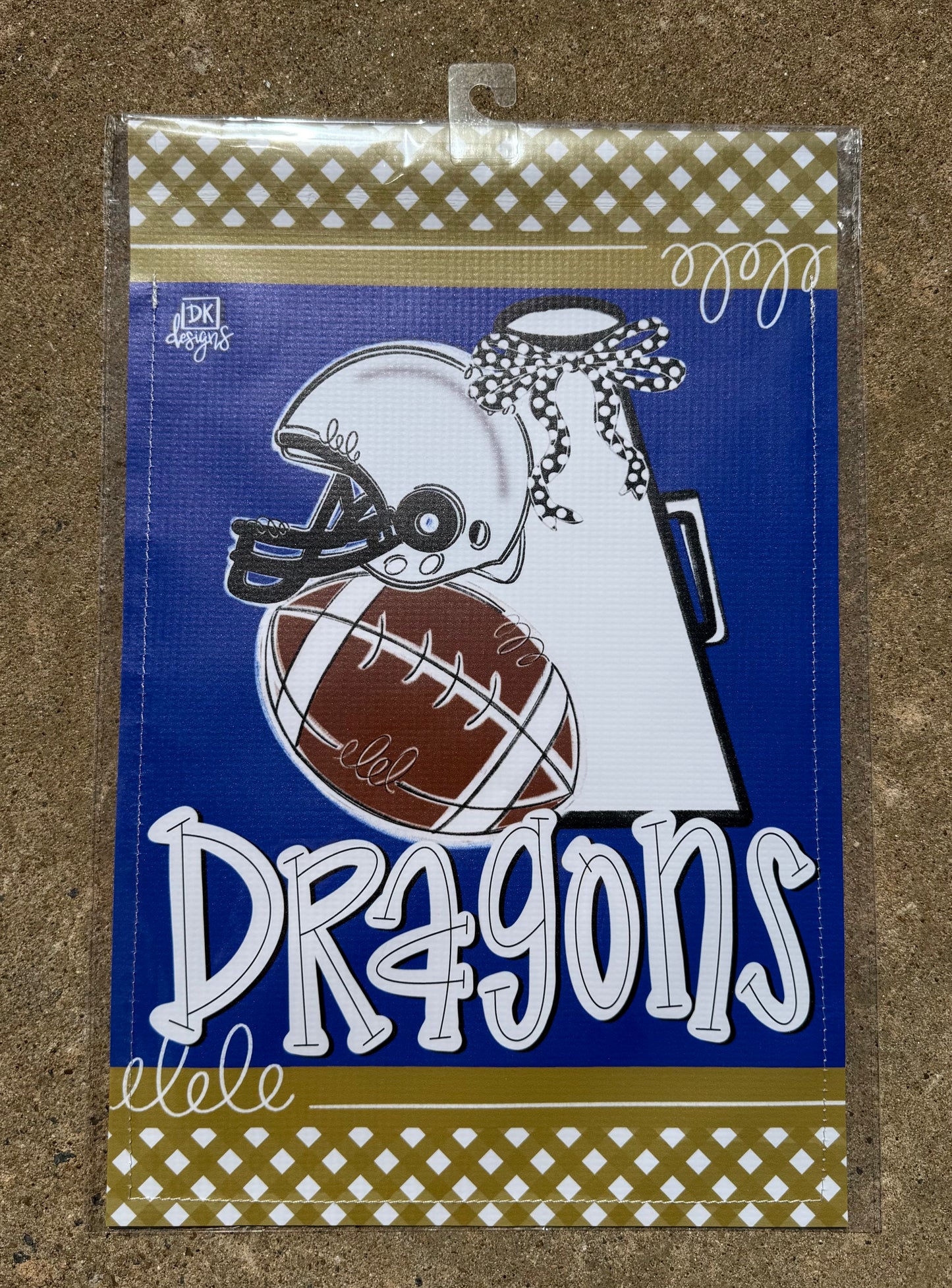Dragon Game Day Garden Glam Flag