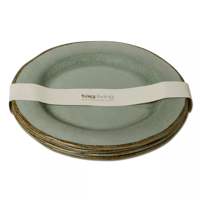 Set of 4 Melamine Plates