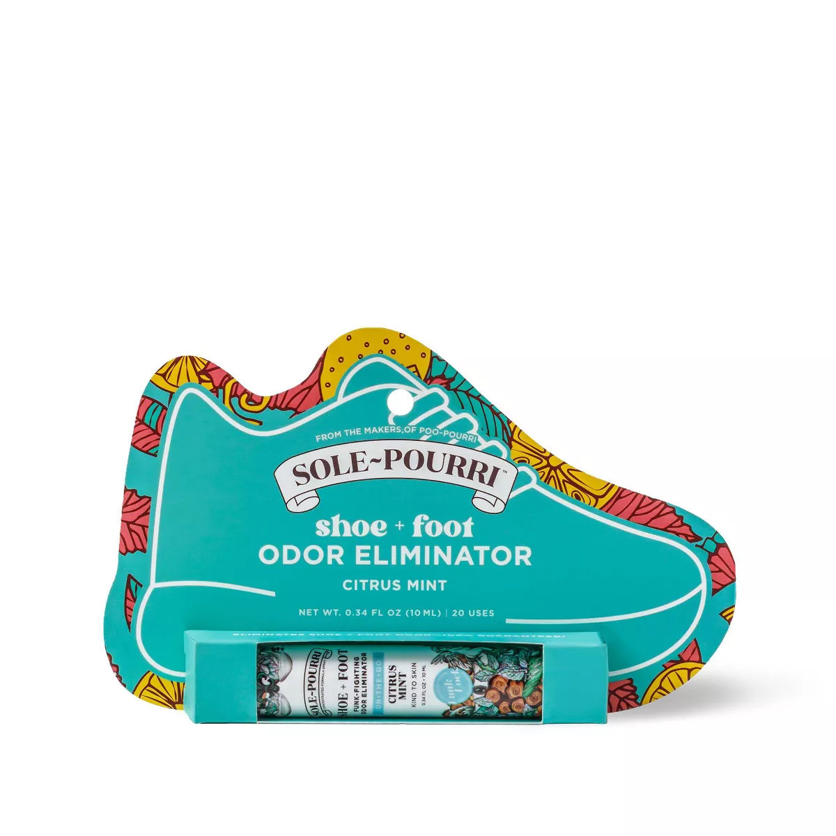 Sole-Pourri Shoe + Foot Odor Eliminator 10mL in Citrus Mint