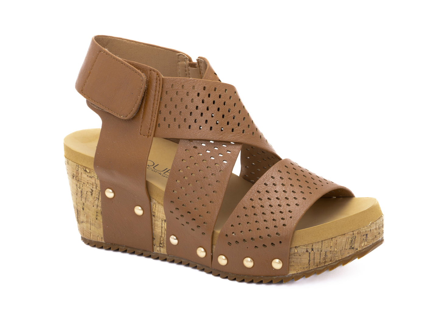 Guilty Pleasure Cognac Wedge