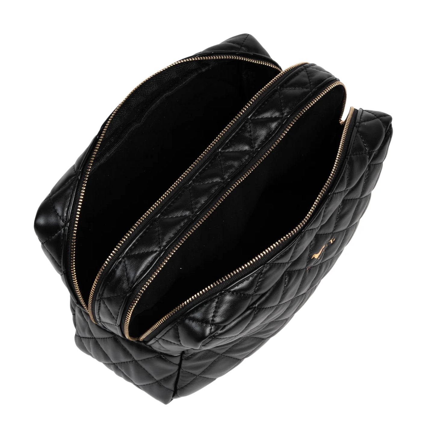 2-Way Bag Black Quilted