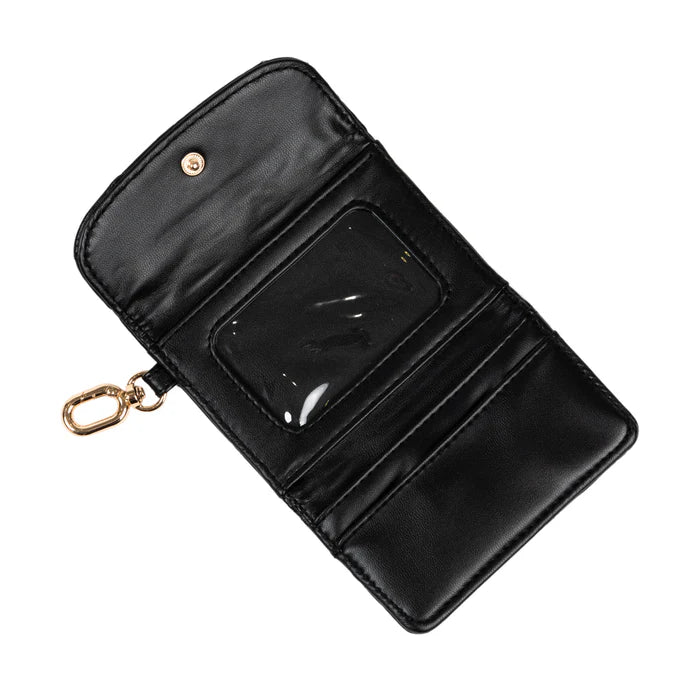 Street Cred Card Holder Black Quilted