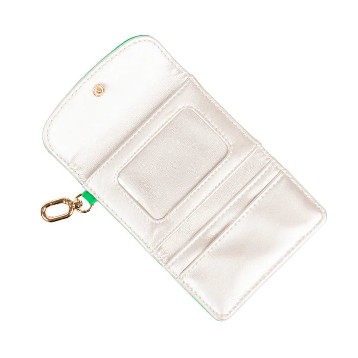 Street Cred Card Holder Green Velvet