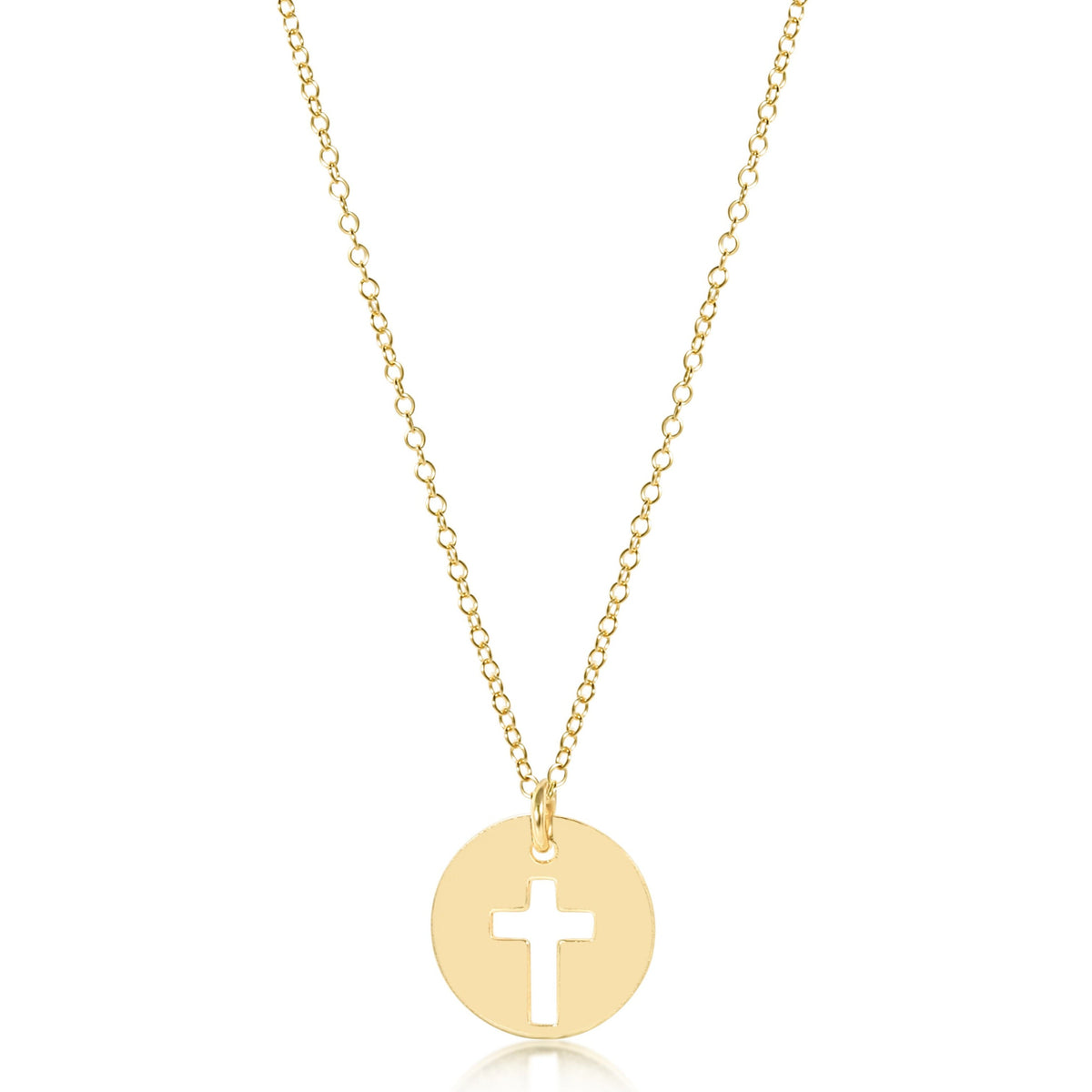 Blessed Necklace Gold Disc