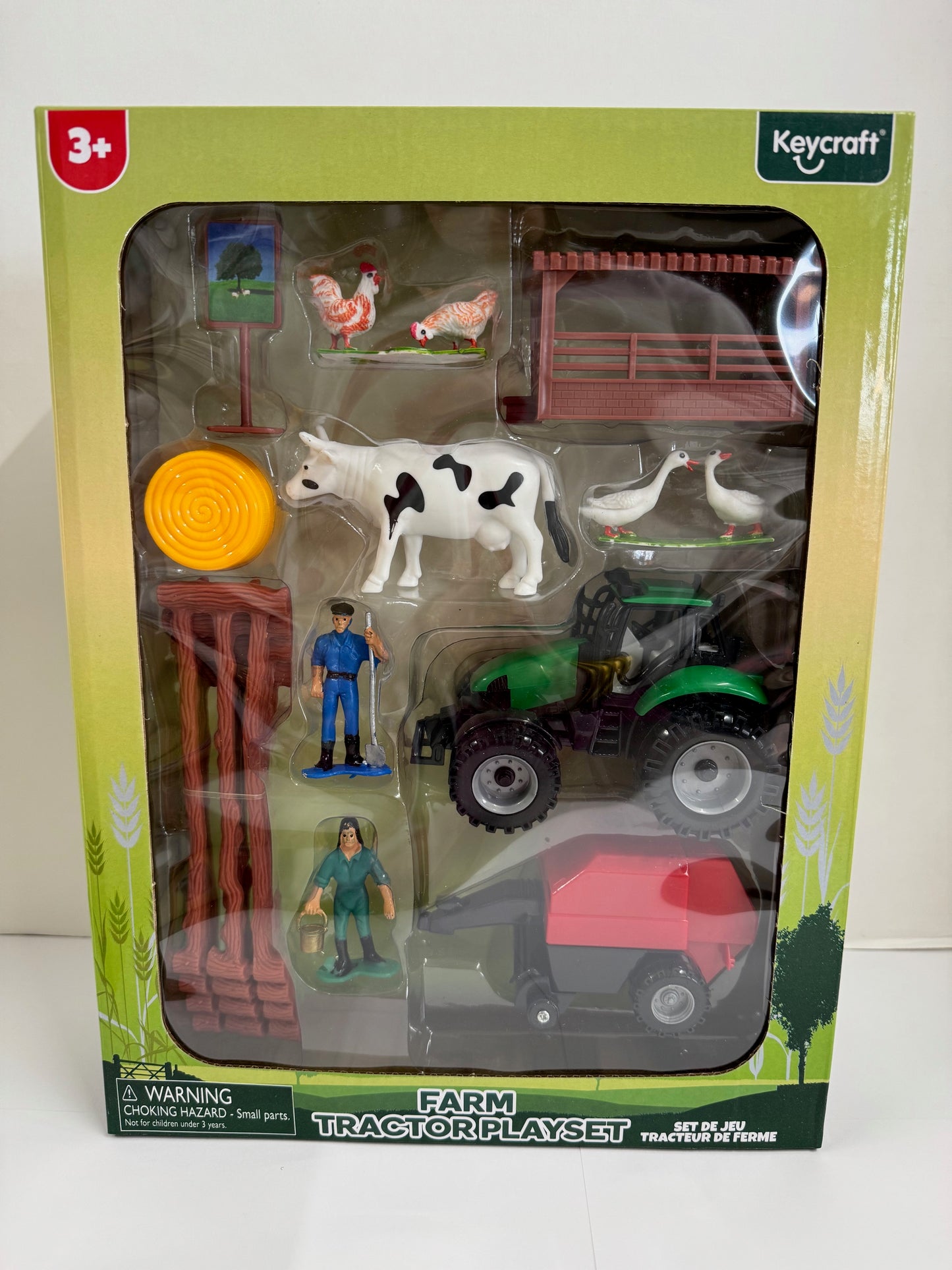 Large Farm Tractor Playset