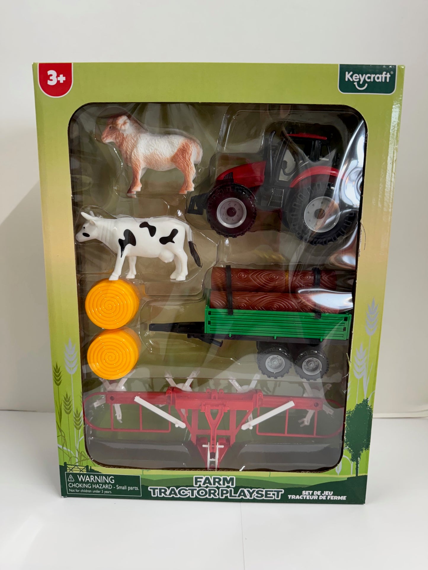 Large Farm Tractor Playset