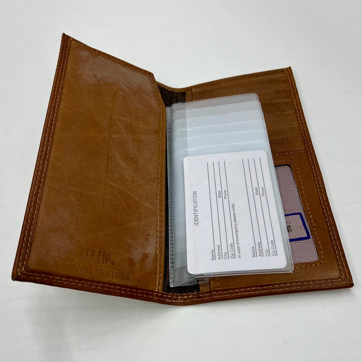Embossed Secretary Wallet Razorback