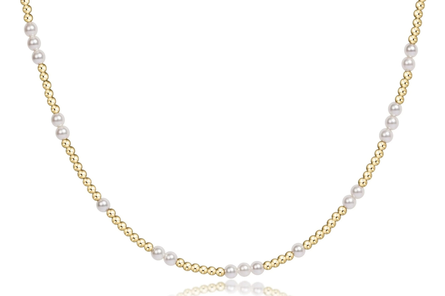 17" Choker Hope Unwritten 3mm Pearl