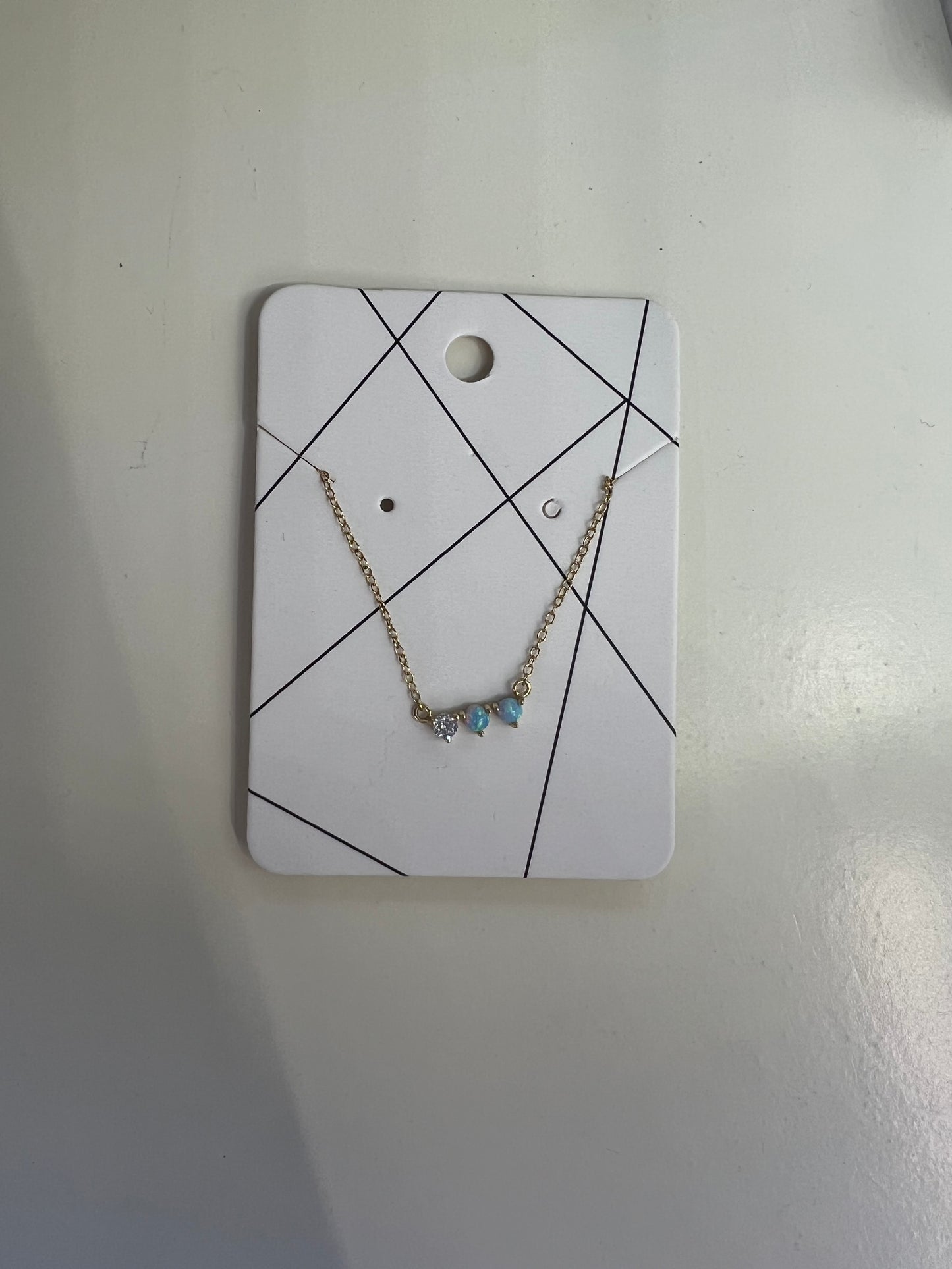 Reese Opal Necklace Gold