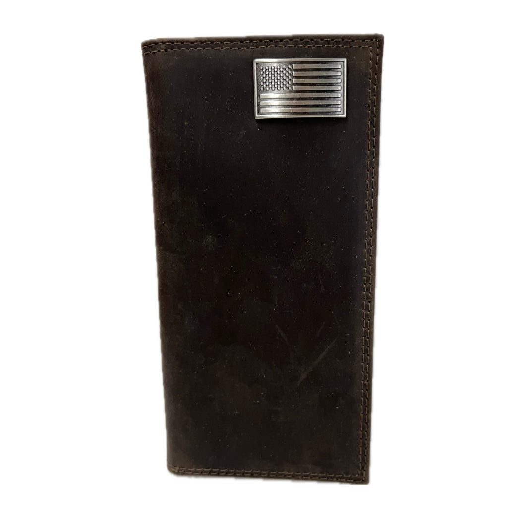 Crazy Horse Roper Wallet Flag