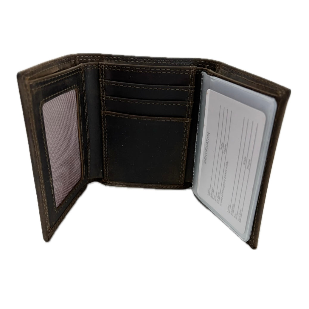 Crazy Horse Trifold Wallet Flag