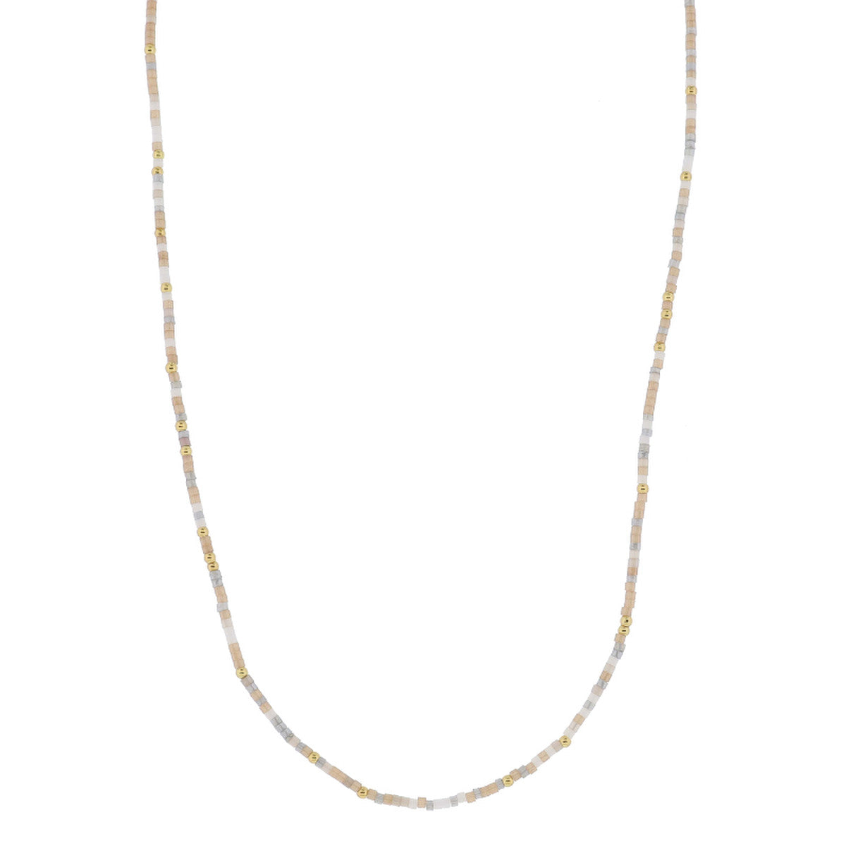 Golden Color Wheel! 18K Gold Plated Color Beaded Necklace
