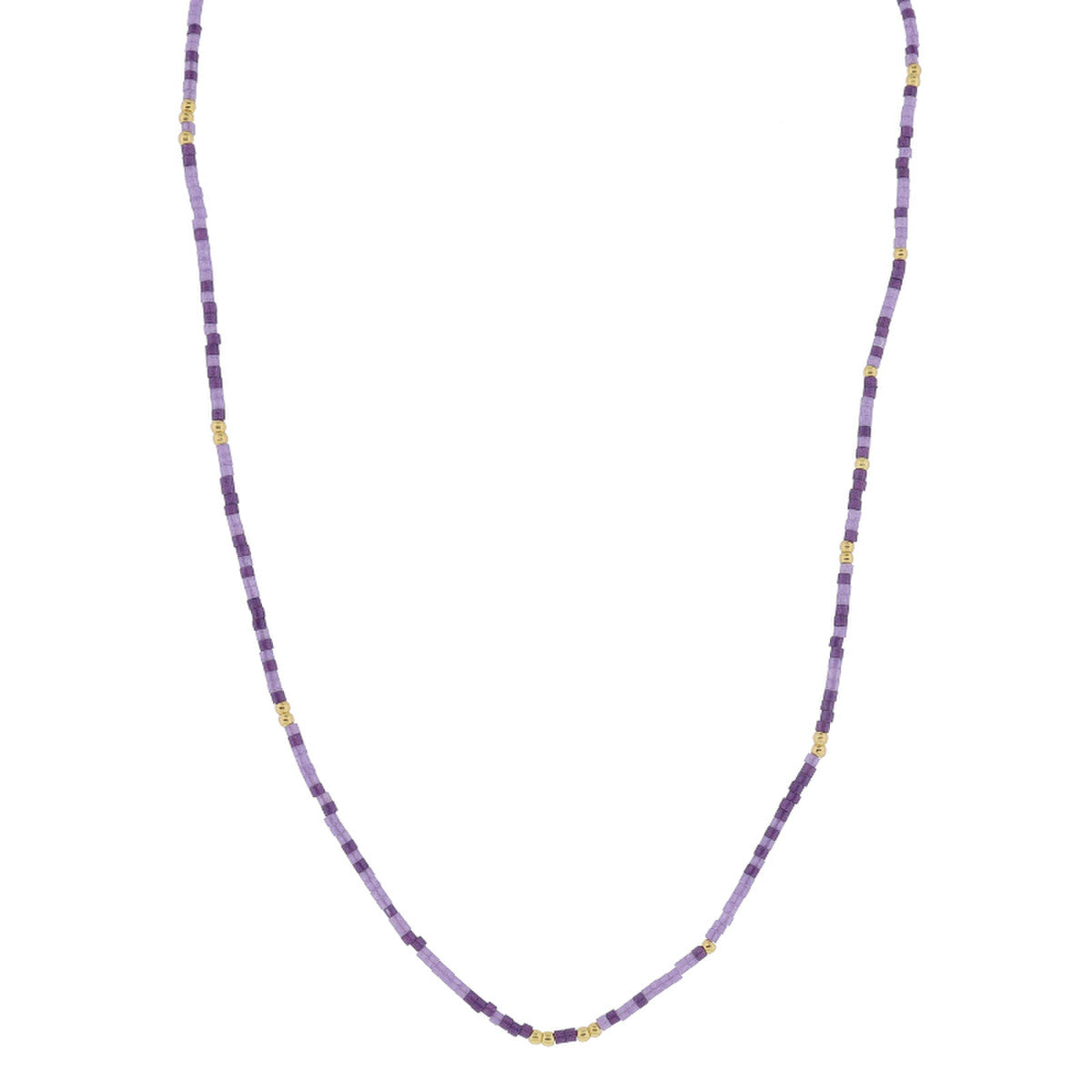 Golden Color Wheel! 18K Gold Plated Color Beaded Necklace