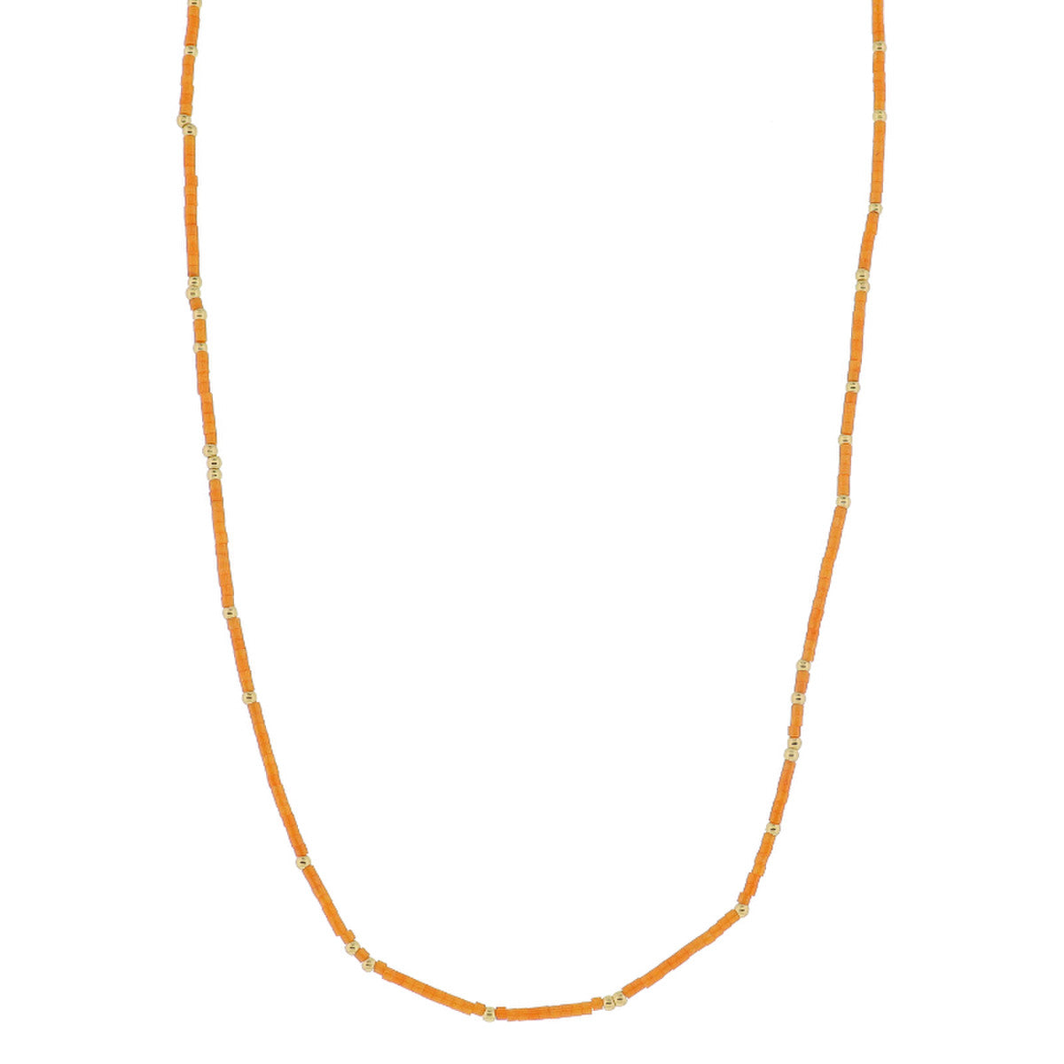 Golden Color Wheel! 18K Gold Plated Color Beaded Necklace
