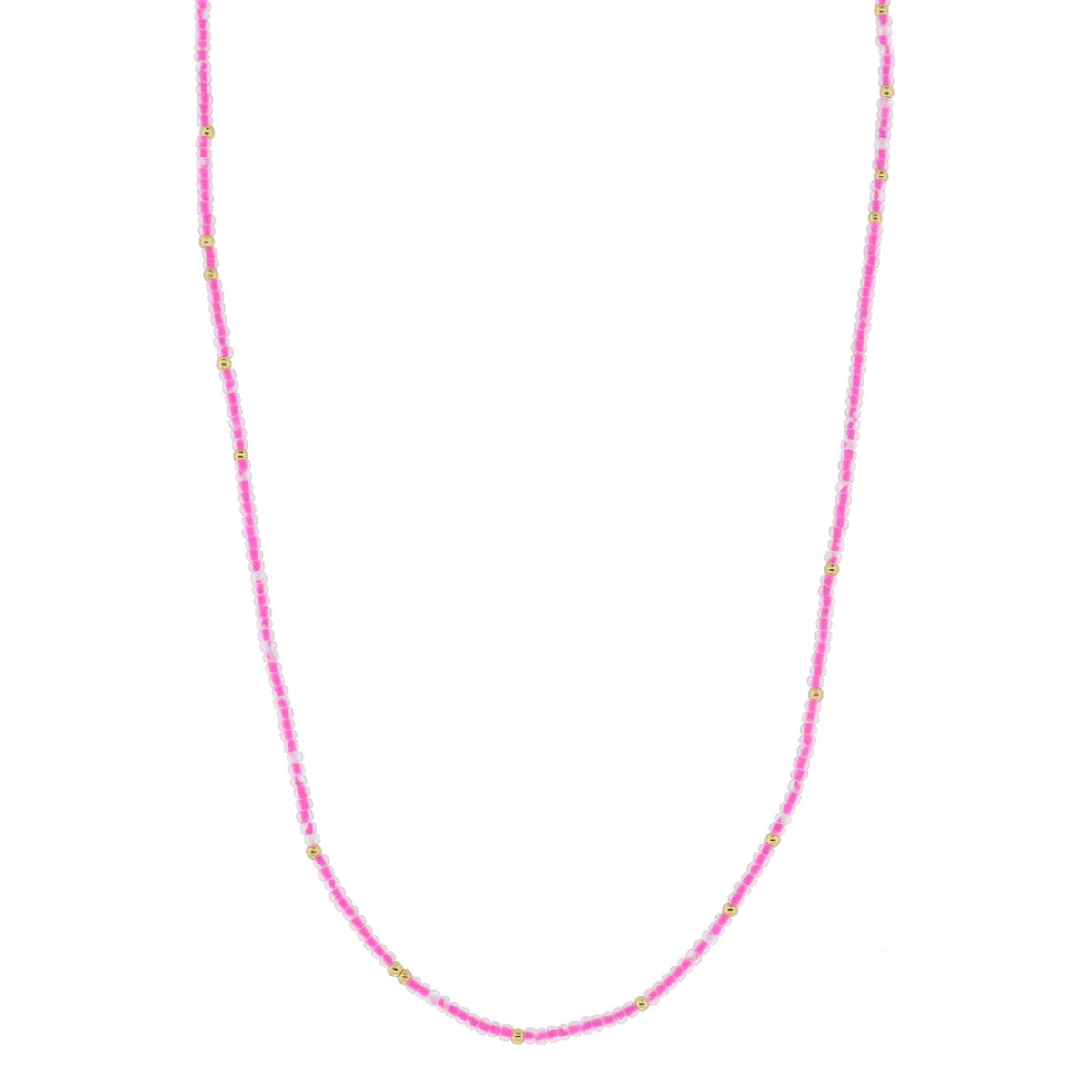Golden Color Wheel! 18K Gold Plated Color Beaded Necklace