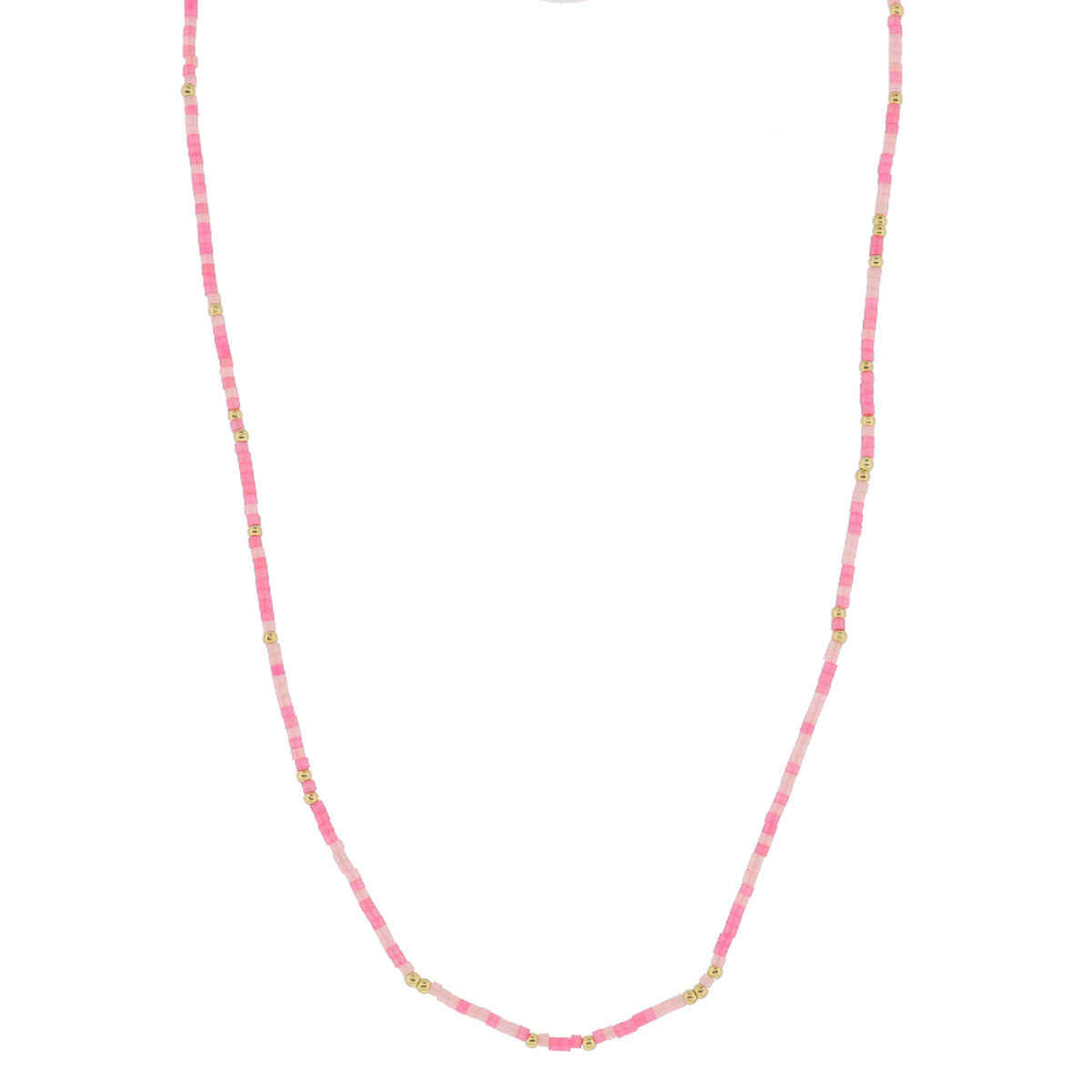 Golden Color Wheel! 18K Gold Plated Color Beaded Necklace