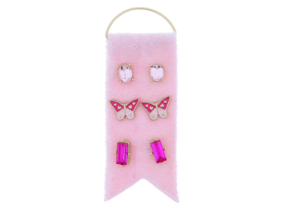 Butterfly Earring Set of 3